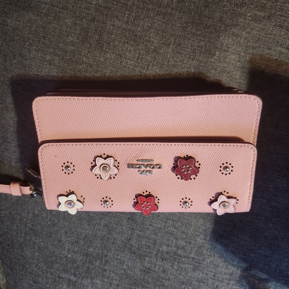 Gorgeous coach purse and matching wallet